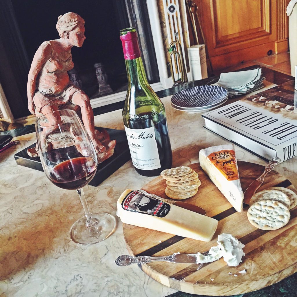beginning wine cheese platter marble sculpture lost luxe