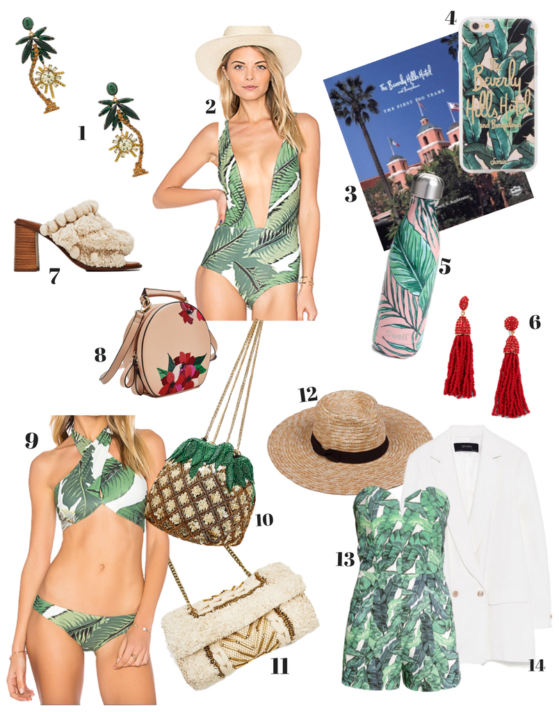 palm print beverly hills hotel inspired outfit ideas
