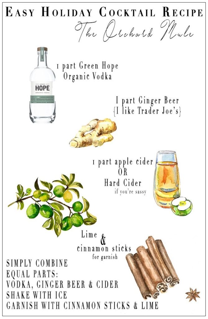 Simple Holiday Cocktail Recipe