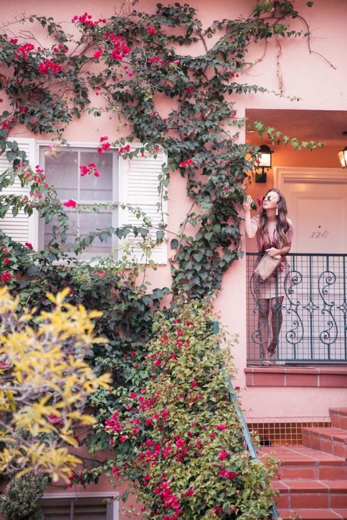 Stop and smell the roses, especially if they're at the Beverly Hills Hotel