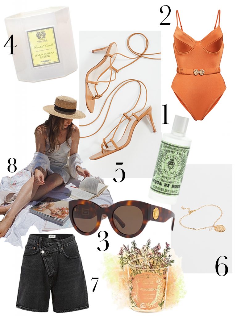 Collage of must-have items for Summer